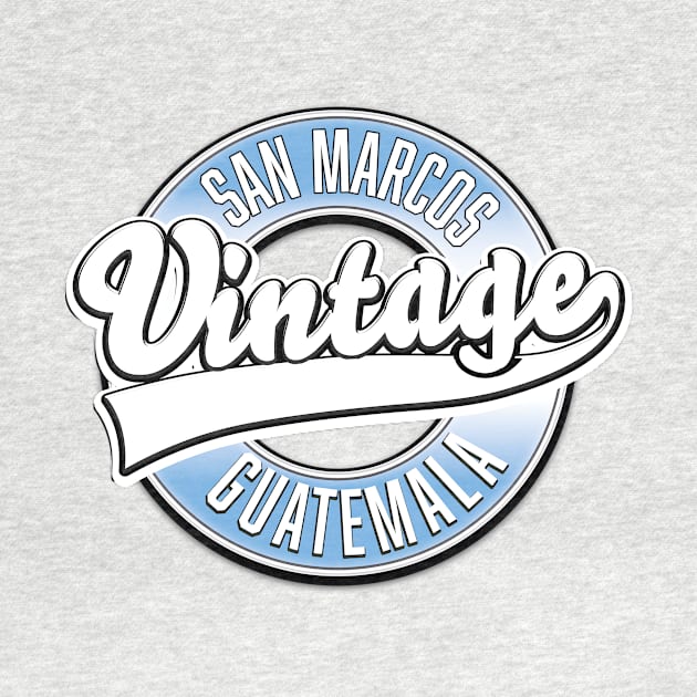 San Marcos Guatemala vintage logo by nickemporium1